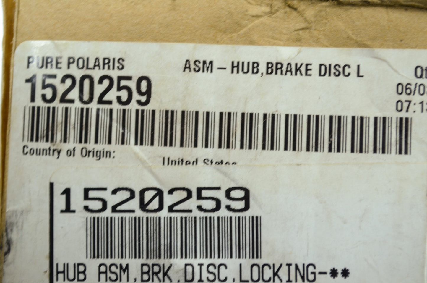 NEW OEM Polaris Brake Disc Hub Trail Boss Xplorer Blazer Scrambler 1520259 NOS