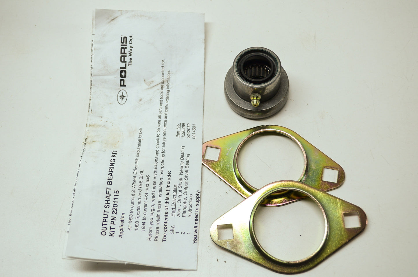 OEM Polaris 2201115 Relube Bearing Kit NOS