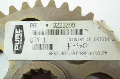OEM Polaris 3222099 Sprocket 40T NOS