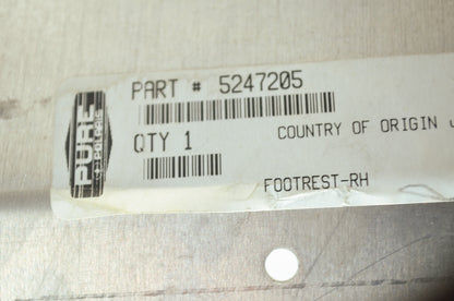 OEM Polaris 5247205 Right Footrest NOS