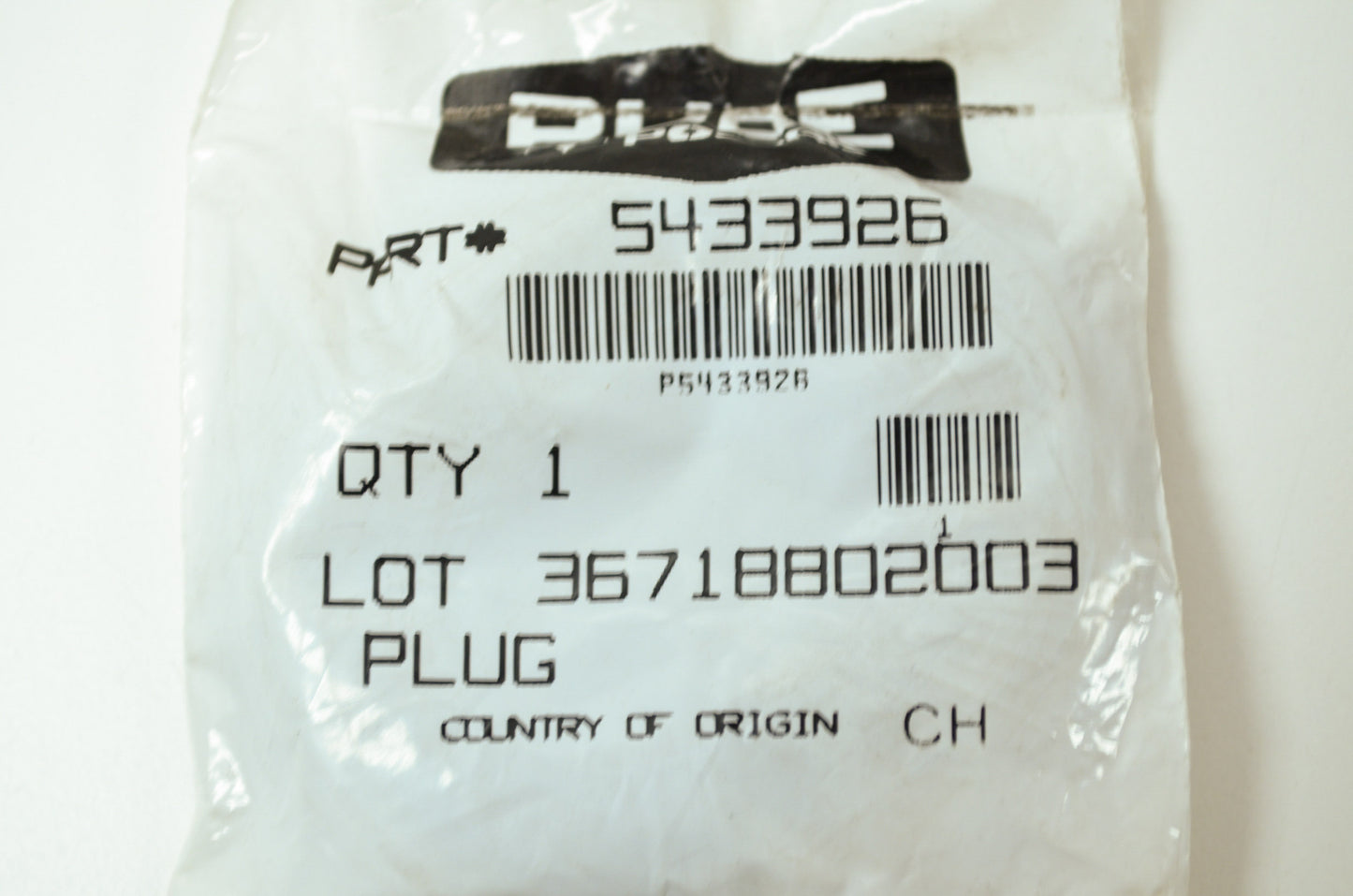 OEM Polaris 5433926 Oblong Plug NOS