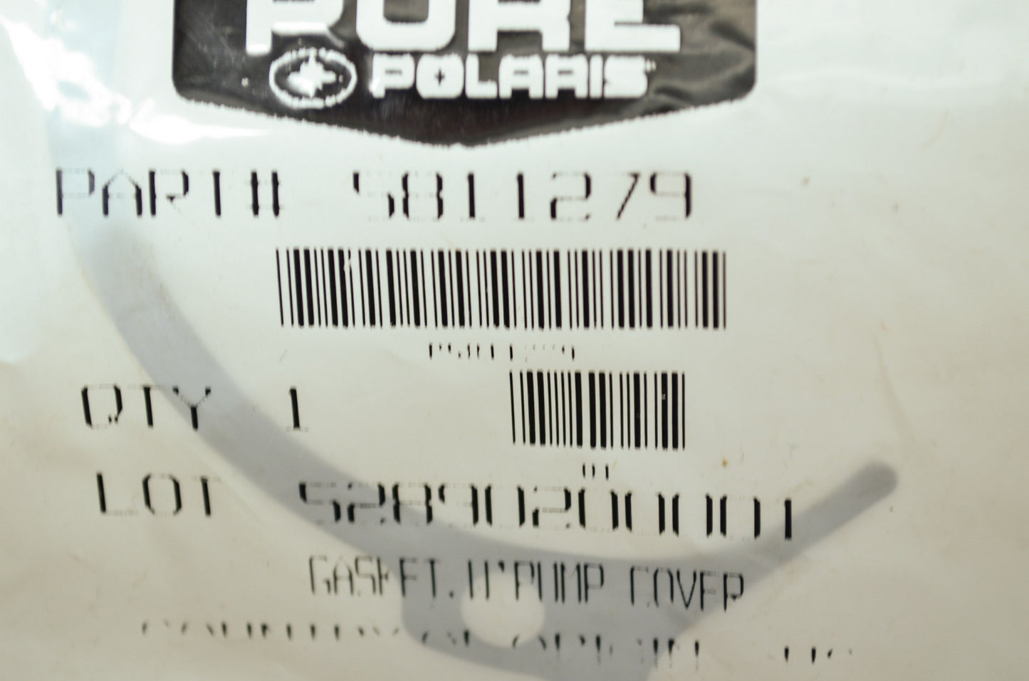 OEM Polaris 5811279 Water Pump Cover Gasket NOS