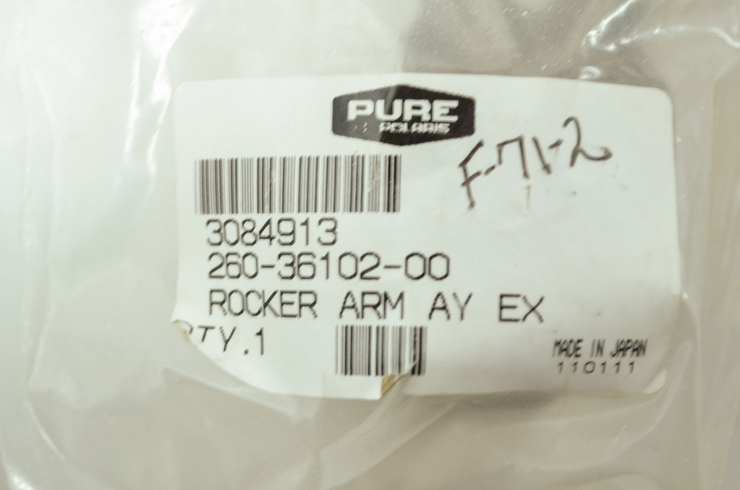OEM Polaris 3084913 Exhaust Rocker Arm Assembly