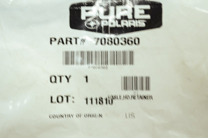 OEM Polaris 7080360 Hood Retainer Cable NOS