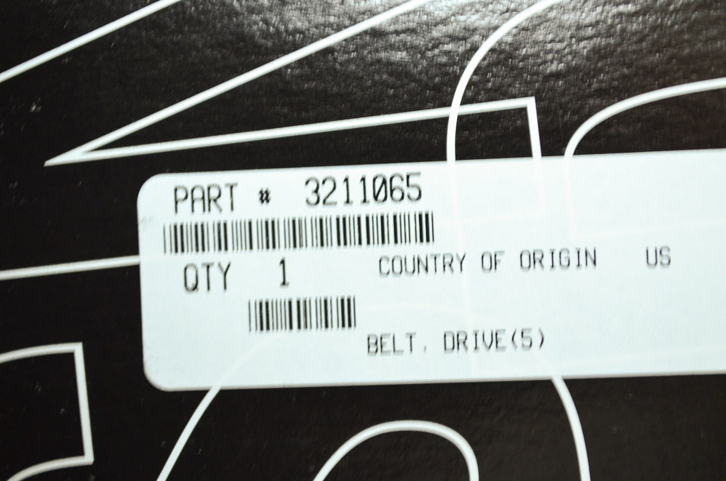 OEM Polaris 3211065 Drive Belt NOS