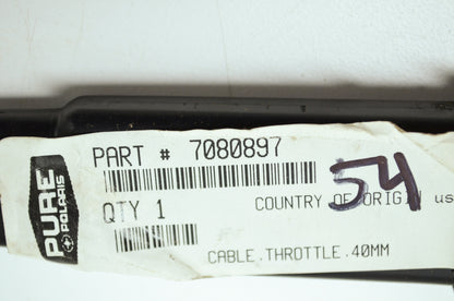 OEM Polaris 7080897 Throttle Cable 40mm NOS