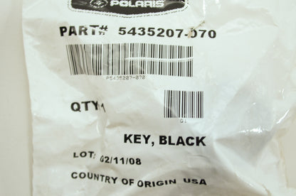 OEM Polaris 5435207-070 Black Key NOS
