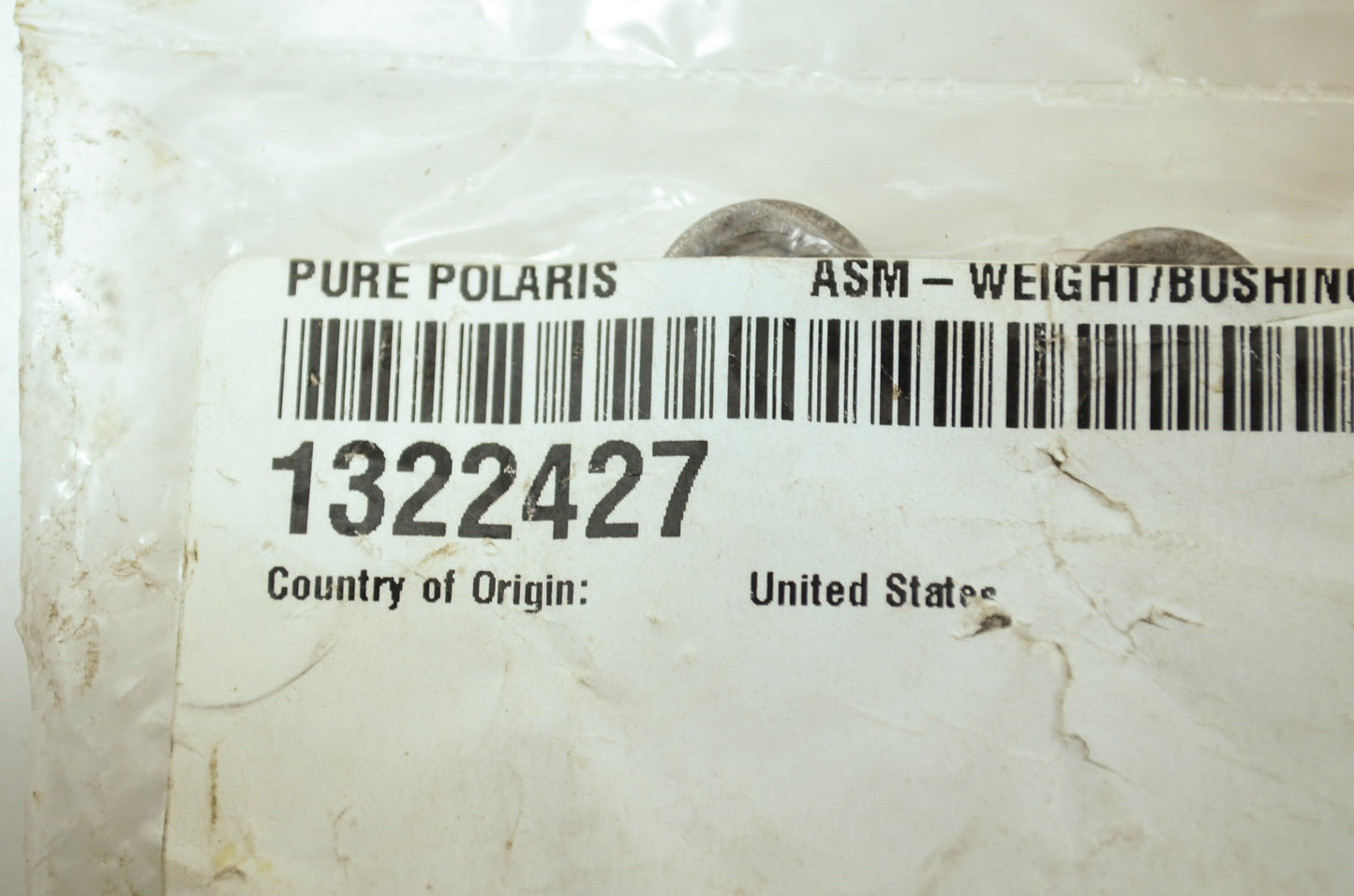 OEM Polaris 1322427 Bushing Weight Assembly (10-68) Qty 3 NOS