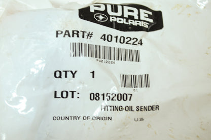 OEM Polaris 4010224 Oil Sender Fitting NOS