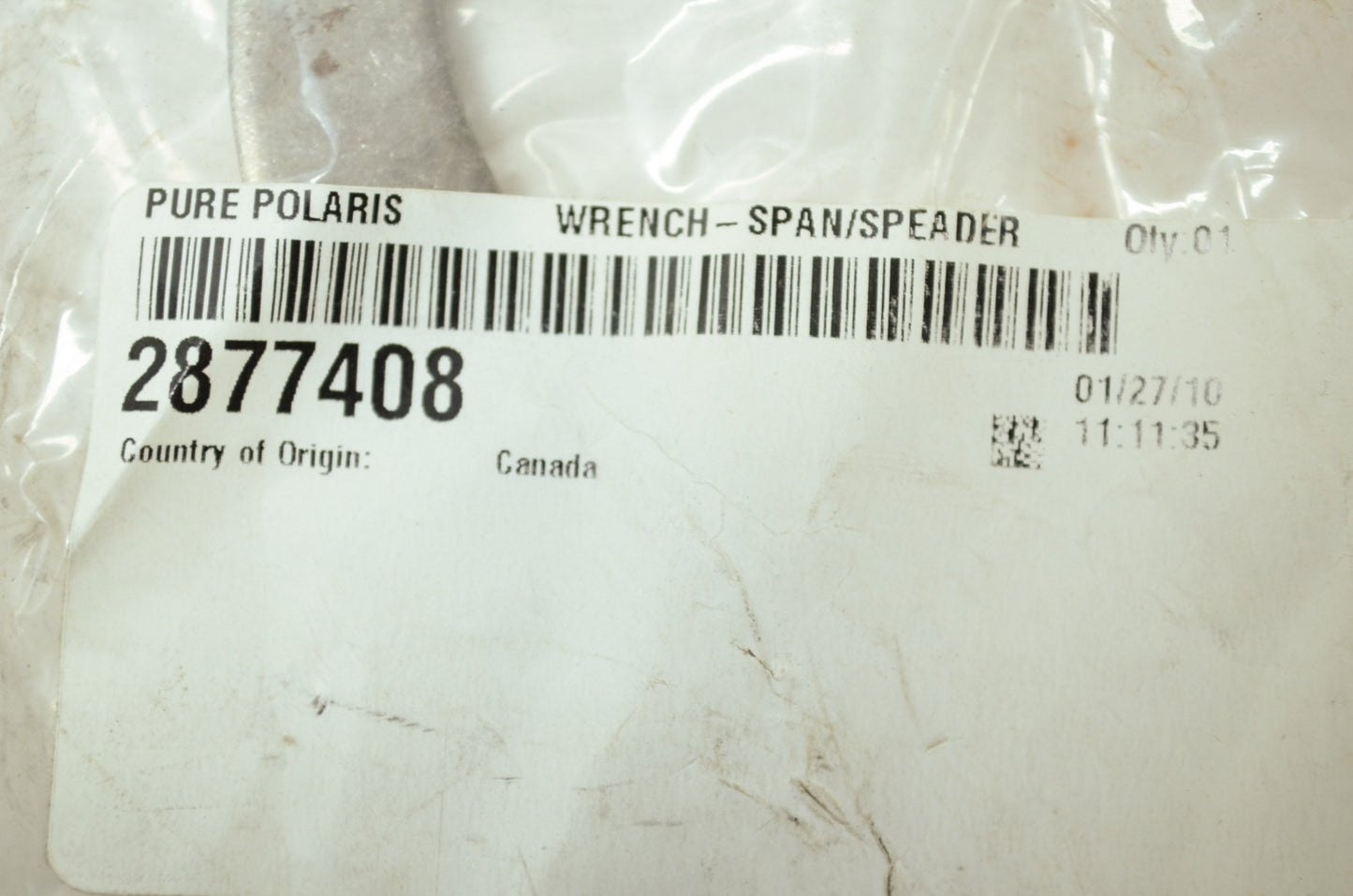 OEM Polaris 2877408 Spreader Spanner Wrench NOS