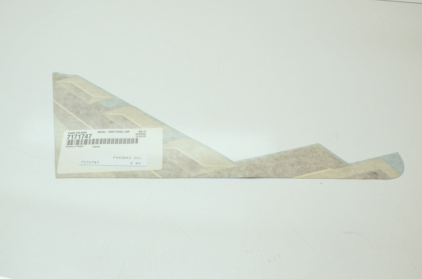 NEW OEM Polaris Left Top Side Panel Decal 2004 Magnum 330 2x4 4x4 7171747 NOS