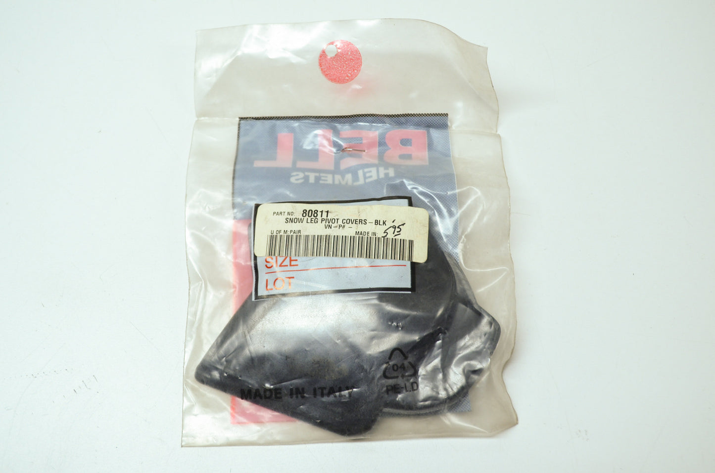 NEW Bell Snow Leg Pivot Covers Black 80811 NOS