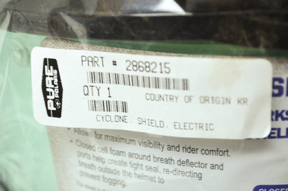 OEM Polaris Electric Helmet Shield 2868215