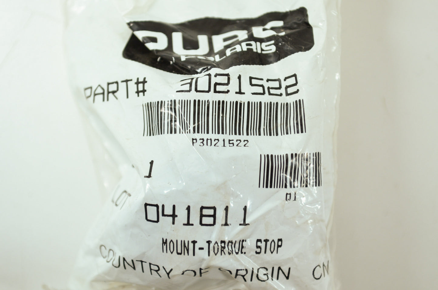OEM Polaris 3021522 Torque Stop Mount NOS