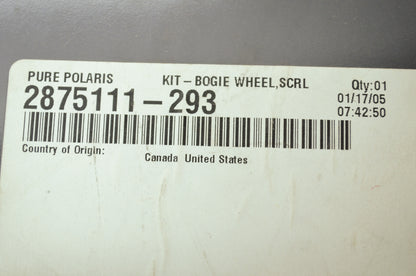 NEW OEM Polaris Bogie Wheel Kit Fusion RMK Indy 2875111-293 NOS