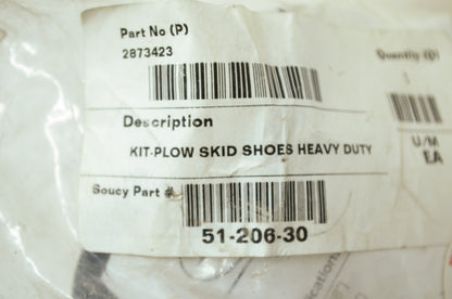 OEM Polaris 2873423 Plow Skid Shoe Kit 500 800 HO EFI XP NOS