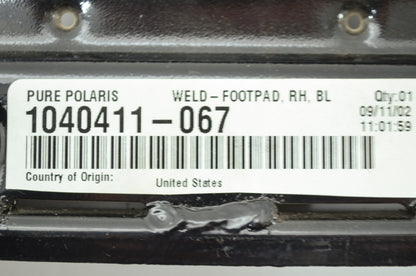 NEW OEM Polaris Footpad 1995-1997 Scrambler 4x4 400L 500 1040411-067 NOS