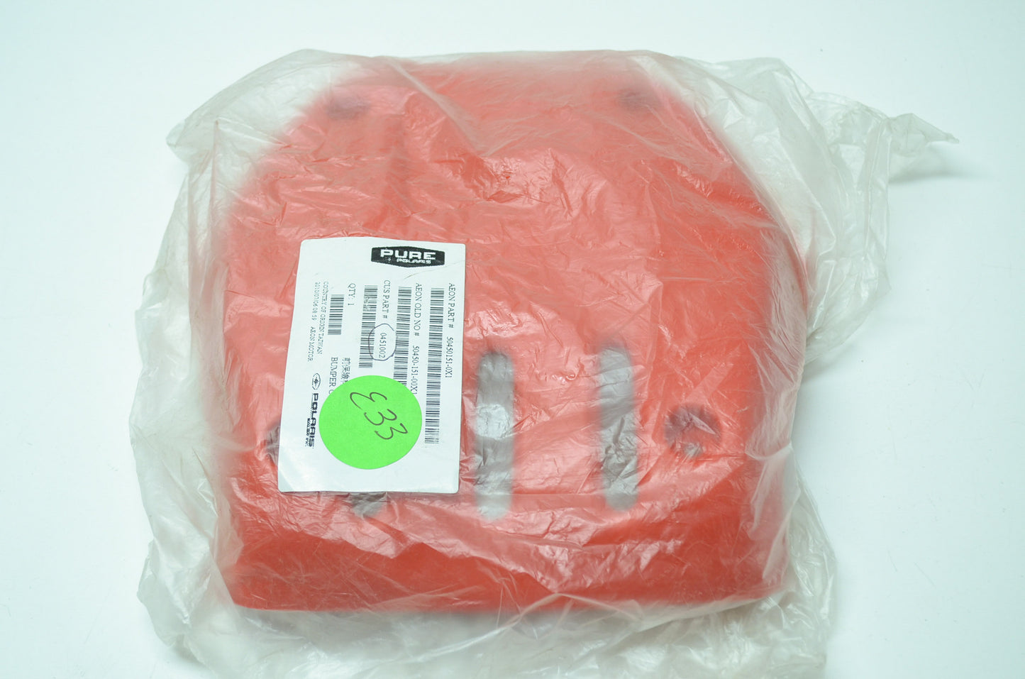NEW OEM Polaris Red Bumper Cover 2002-2003 Scrambler 90 90X 0451002 NOS