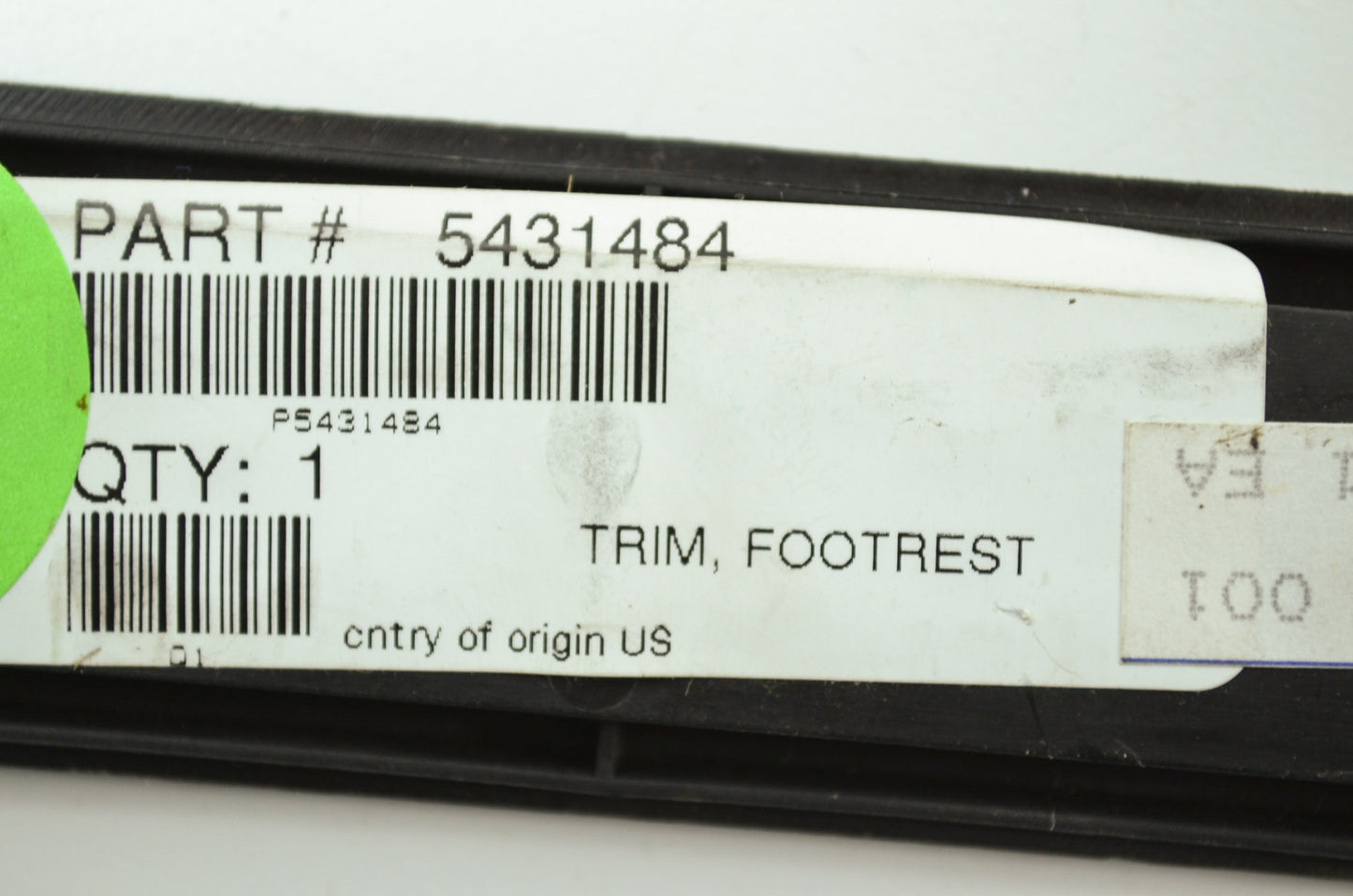 NEW OEM Polaris Foot Rest Trim Trail Boss Xplorer Scrambler 400 500 Magnum 54314