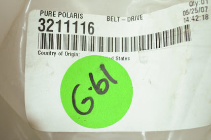 OEM Polaris 3211116 Drive Belt NOS