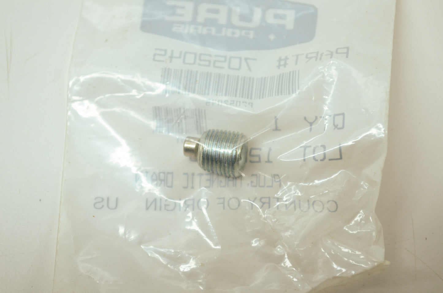 OEM Polaris 7052045 Magnetic Drain Plug NOS