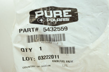 OEM Polaris 5432559 Fuel Valve Knob NOS