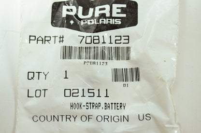 New OEM Polaris 7081123 Battery Strap Hook NOS