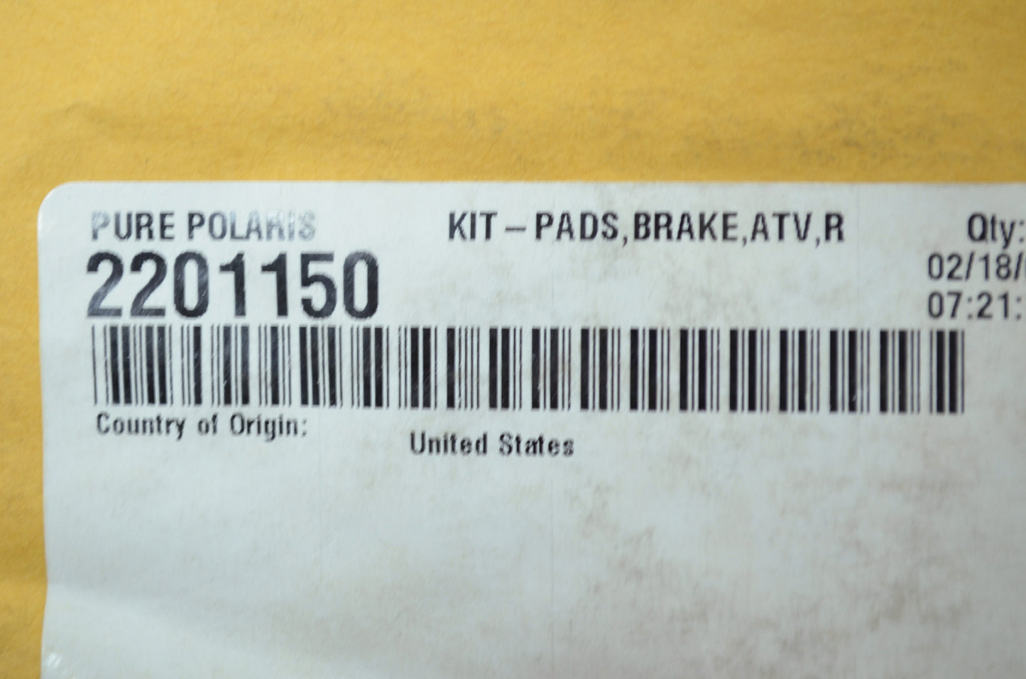OEM Polaris 2201150 Brake Pad Set Trail Boss Xpress Big Boss Magnum 2x4 4x4 NOS