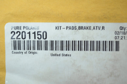 OEM Polaris 2201150 Brake Pad Set Trail Boss Xpress Big Boss Magnum 2x4 4x4 NOS