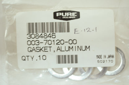 OEM Polaris 3084846 Aluminum Gasket Qty 4 NOS