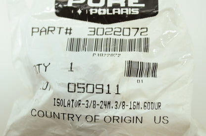 OEM Polaris 3022072 Isolator 3/8-24M,3/8-16M NOS