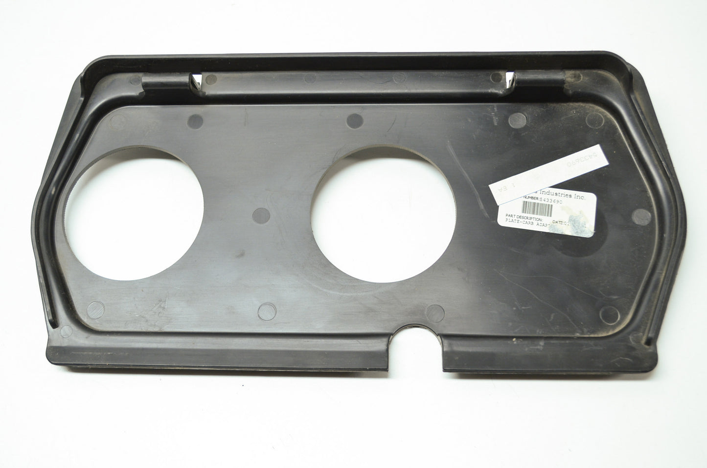 OEM Polaris 5433690 Carburetor Adapter Plate NOS
