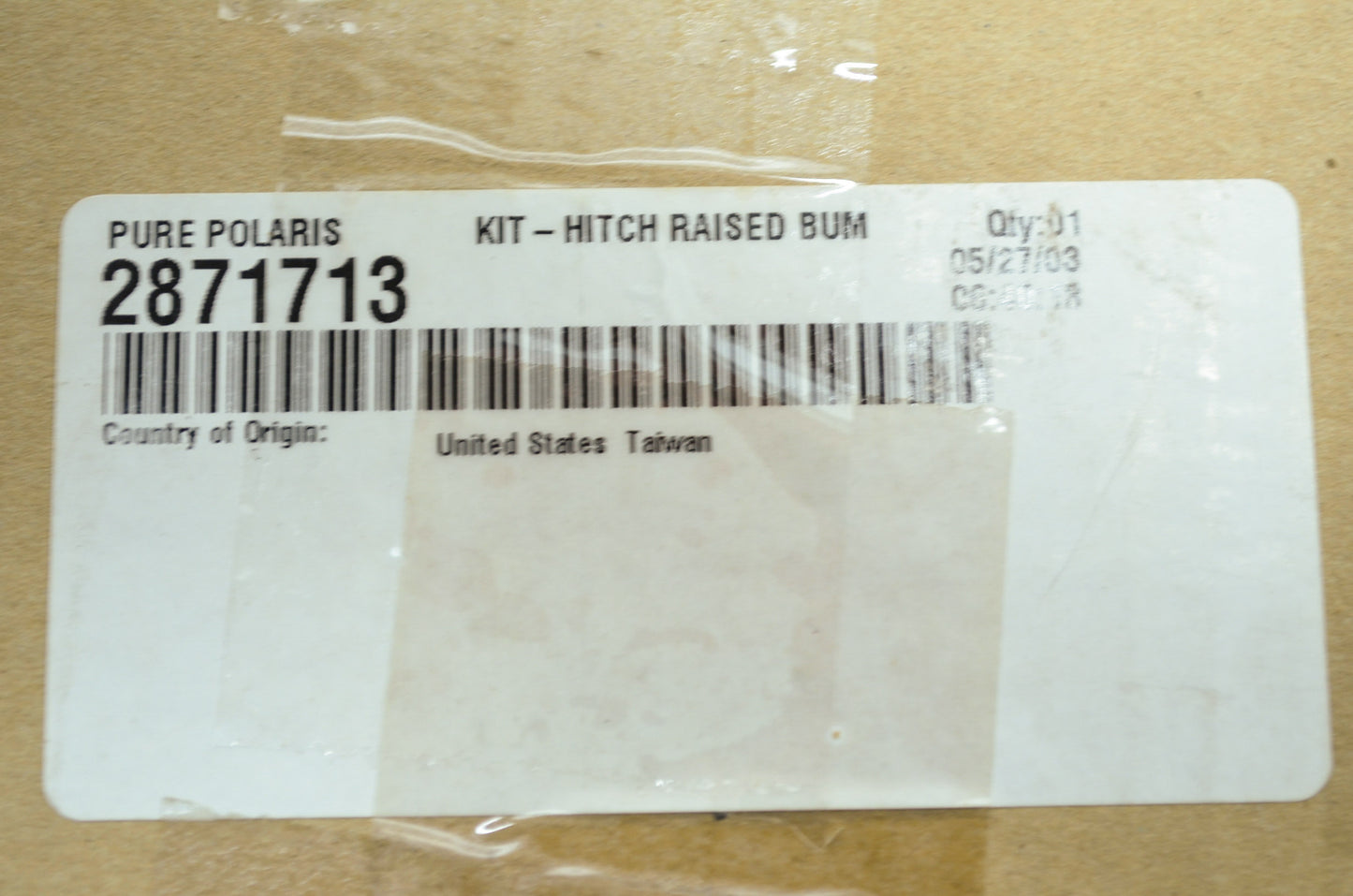 NEW OEM Polaris Raised Hitch 2871713 NOS