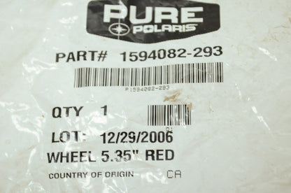 NEW OEM Polaris Idler Wheel Red XCF SP Supersport Indy XC SP SKS 1594082-293 NOS