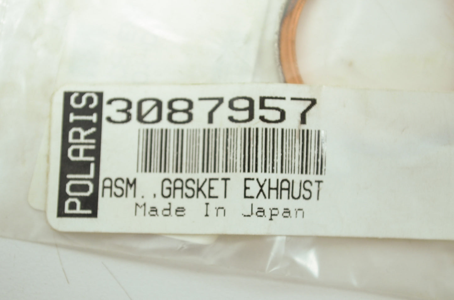 OEM Polaris 3087957 Exhaust Gasket Assembly NOS