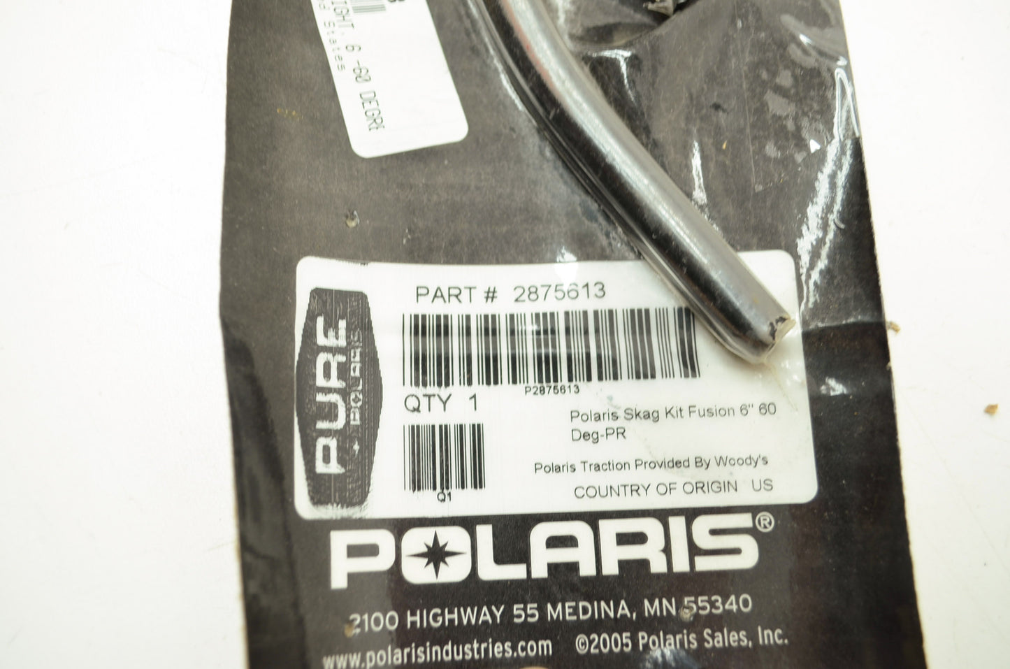 NEW OEM Polaris Skag Kit Fusion 6' 60 Degree IQ Trak Fusion Carbides 2875613 NOS