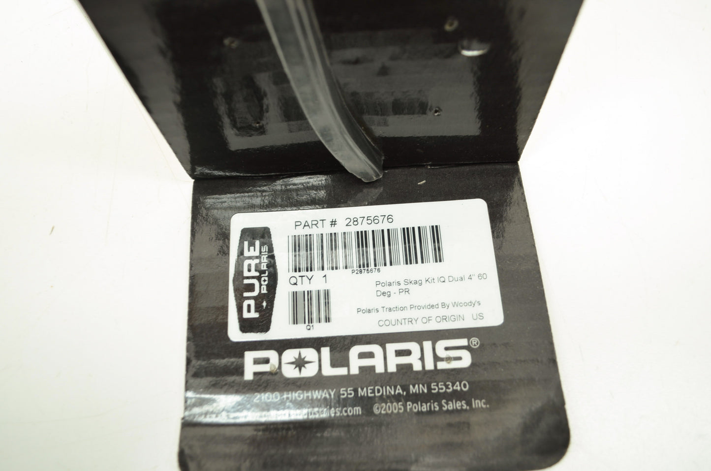 NEW OEM Polaris Skag Kit IQ Dual 4' 60 Degree Fusion IQ Turbo Trail Edge Touring