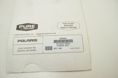 NEW OEM Polaris Accu Trac II Carbide 4'x60 Degree Fusion Classic Touring 2875431