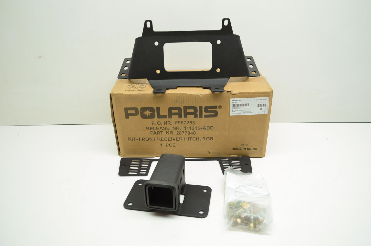 OEM Polaris 2877040 Front Receiver Hitch NOS