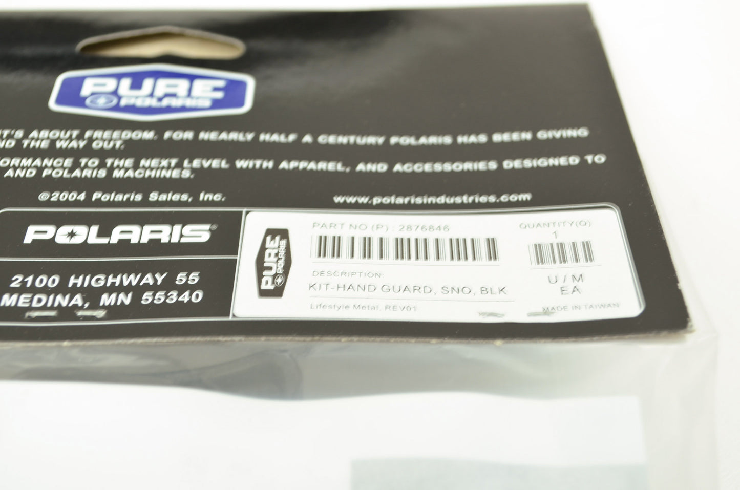NEW OEM Polaris Low Windshield Hand Guard Kit 2878832 NOS