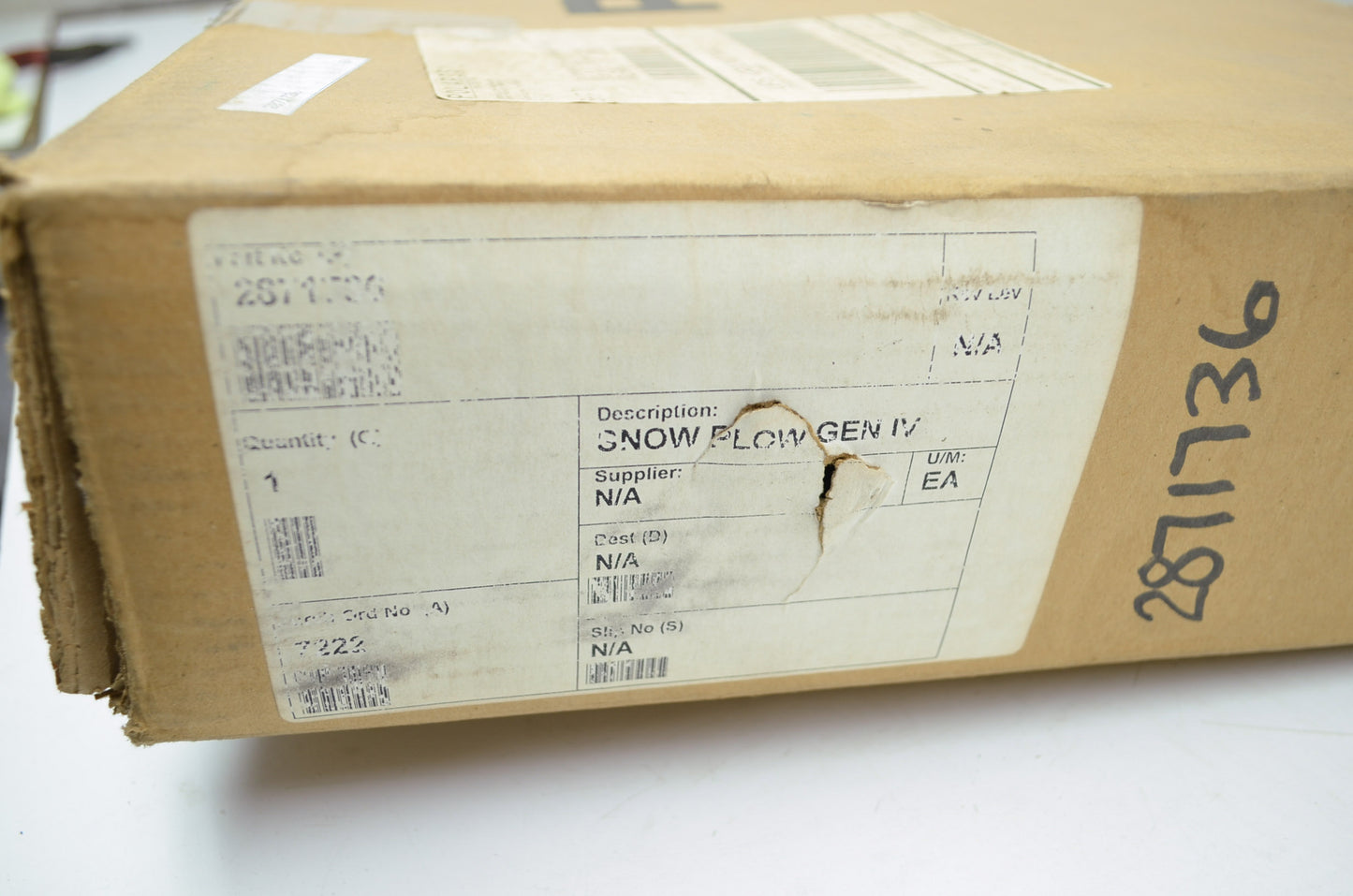 NEW OEM Polaris Gen IV Snow Plow Lift Xplorer 2871736 NOS