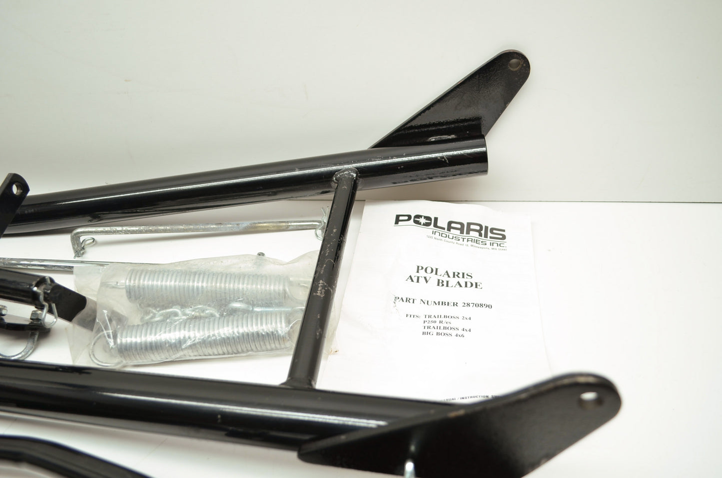 NEW OEM Polaris Cycle Country Plow Mount Push Tube Trailboss 250 R/ES Big Boss