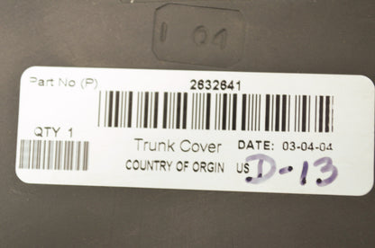 NEW OEM Polaris Trunk Cover Edge Touring 340 Frontier 2632641 NOS