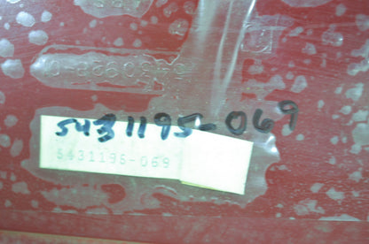 NEW OEM Polaris Intake Panel Red 1991-1992 Sport 440 GT 5431195-069 NOS