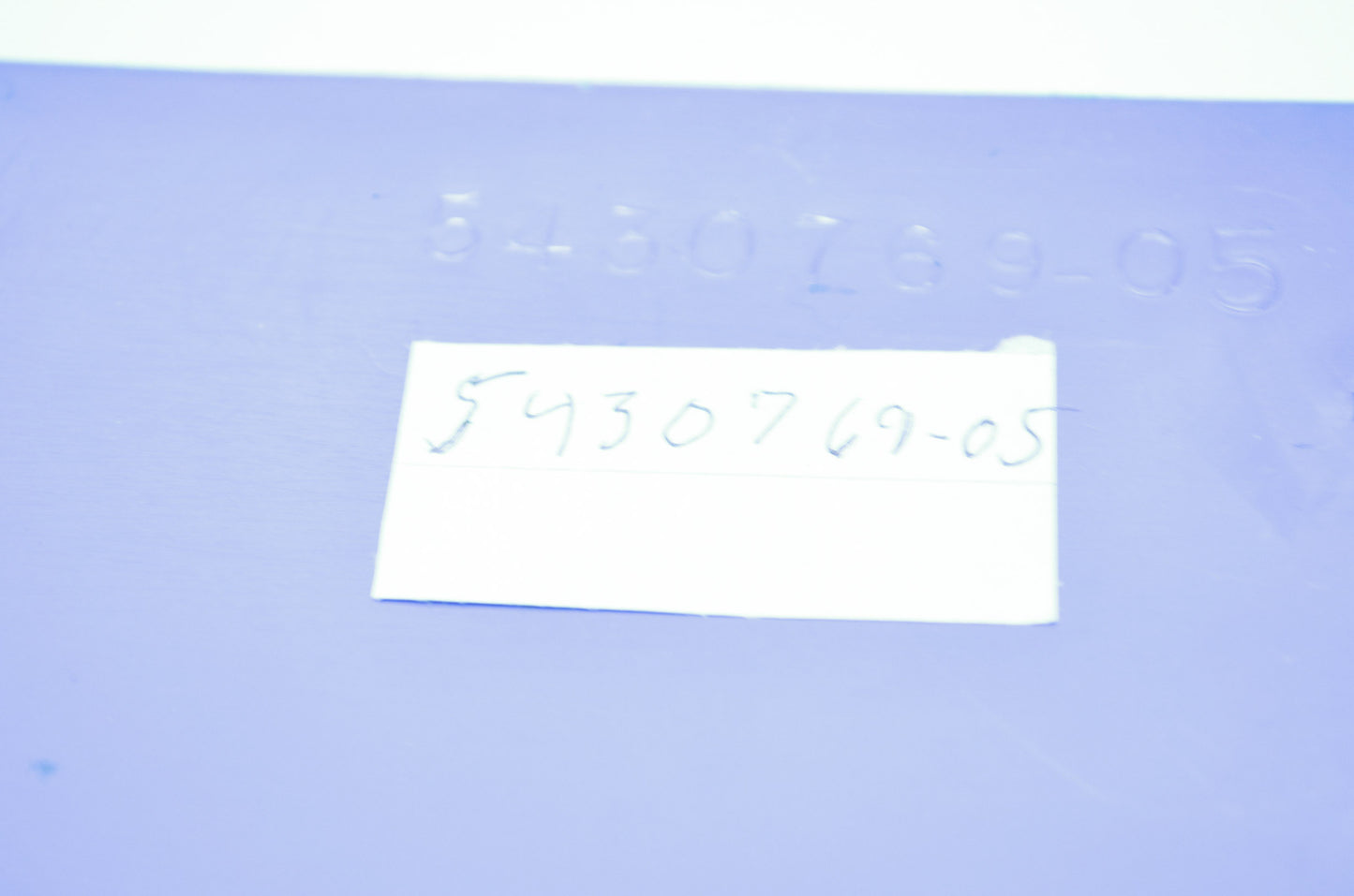 OEM Polaris 5430769-053 Plastic Panel Blue 2001 Trail Boss 325