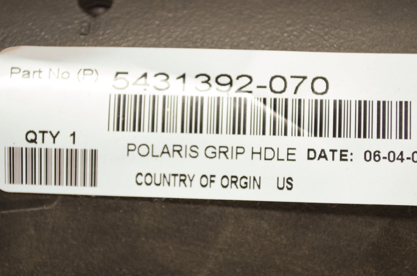 NEW OEM Polaris Grip Handle SL 1050 900 SLX PRO 785 SLTH SLTX 5431392-070 NOS