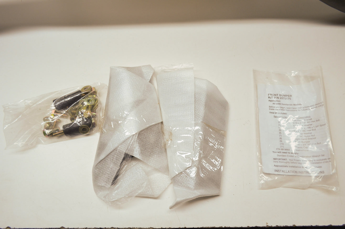 New OEM Polaris Double Tube Bumper Brushguard 2005-2009 Sportsman X2 Touring NOS