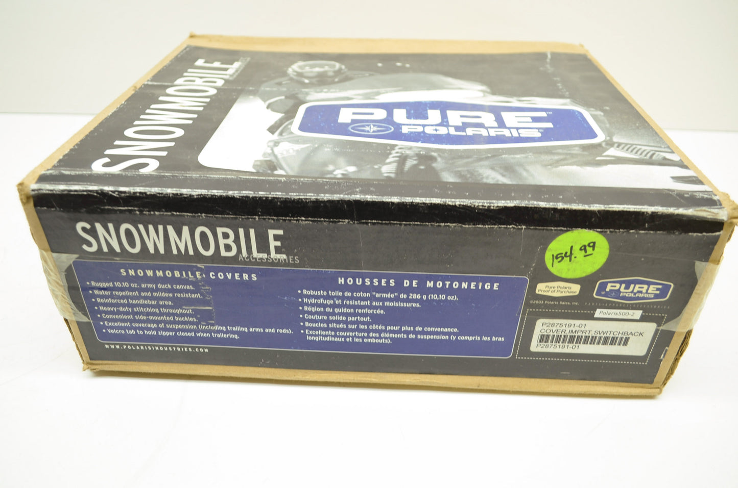 NEW OEM Polaris Switchback Imprinted Cover 2875191 NOS