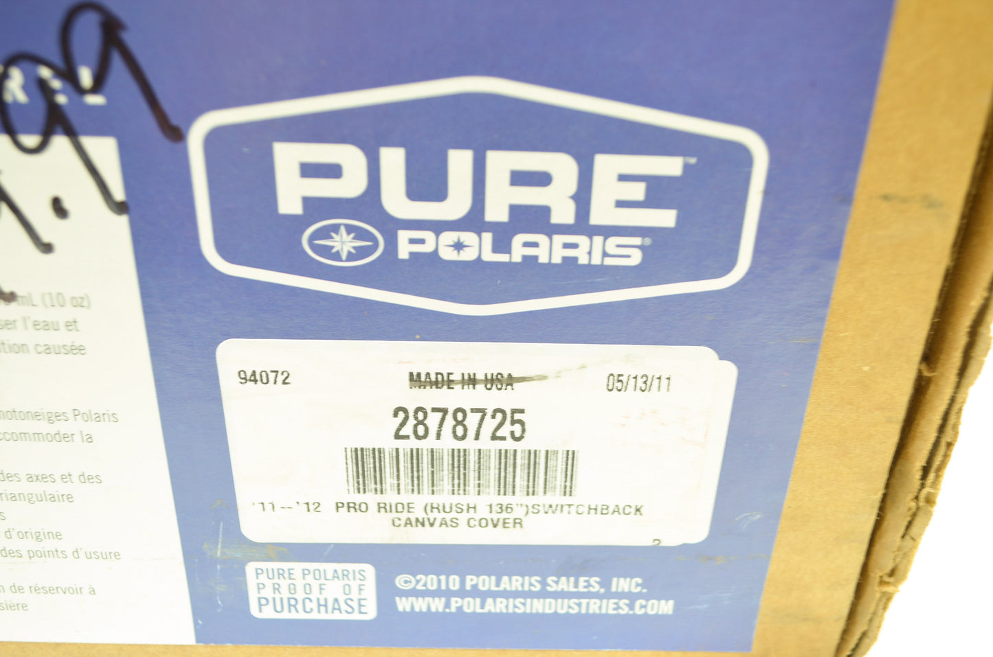 OEM Polaris 2878725 Cover NOS