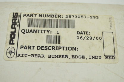 NEW OEM Polaris Red Edge Rear Bumper Kit 2632165 2873038 NOS